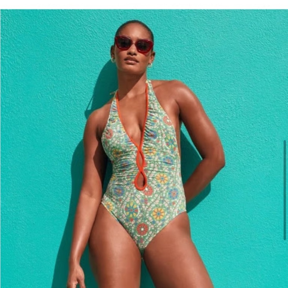 Vibrant Floral Women's One-Piece Swimsuit